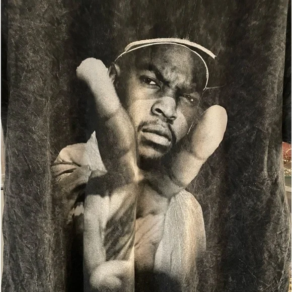 Ice Cube T-shirt Peace Sign Dark Grey XL Unisex - Picture 9 of 9